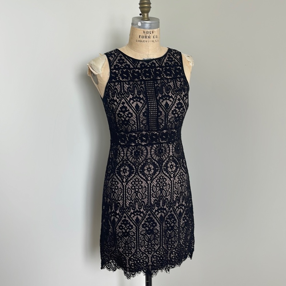 LOFT - Black lace dress